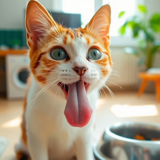 猫为什么吐舌头?(揭开猫咪舌头的神秘面纱)(图5) 猫为什么吐舌头?(揭开猫咪舌头的神秘面纱)(图5)
