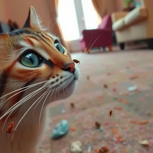 猫身上的虱子（解析猫身上的虱子及其生态习